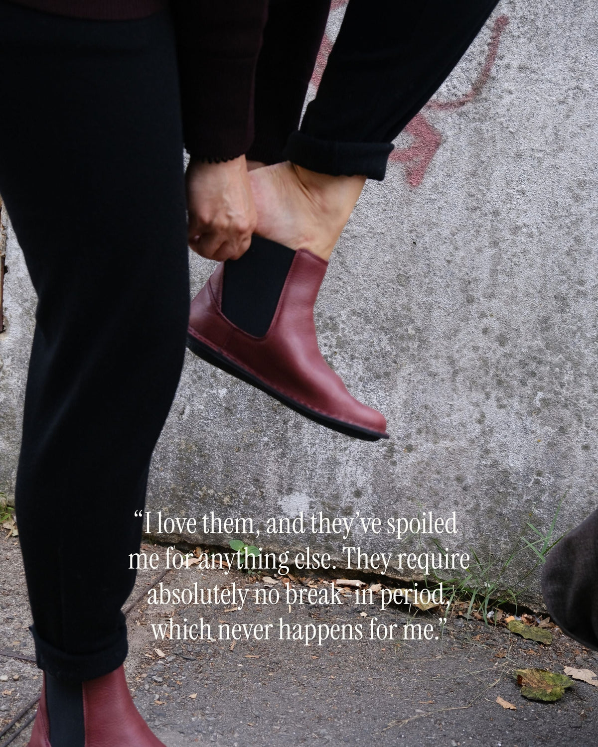 HELSINKI Leather Cordovan Red