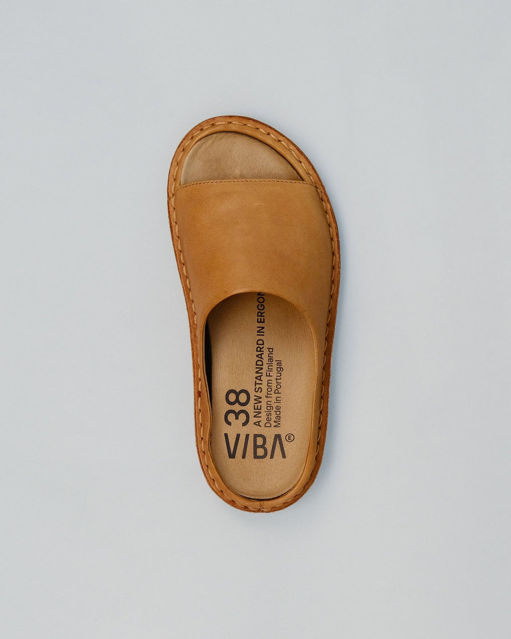 SAINT TROPEZ Leather Fawn Tan