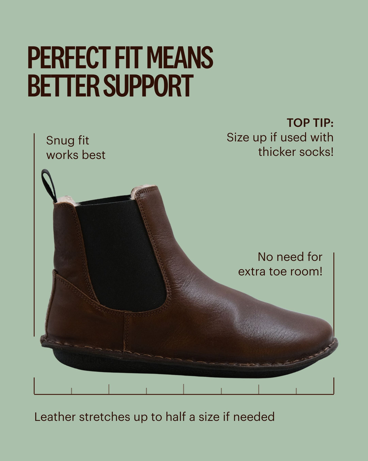 HELSINKI Leather Cocoa Brown Shearling