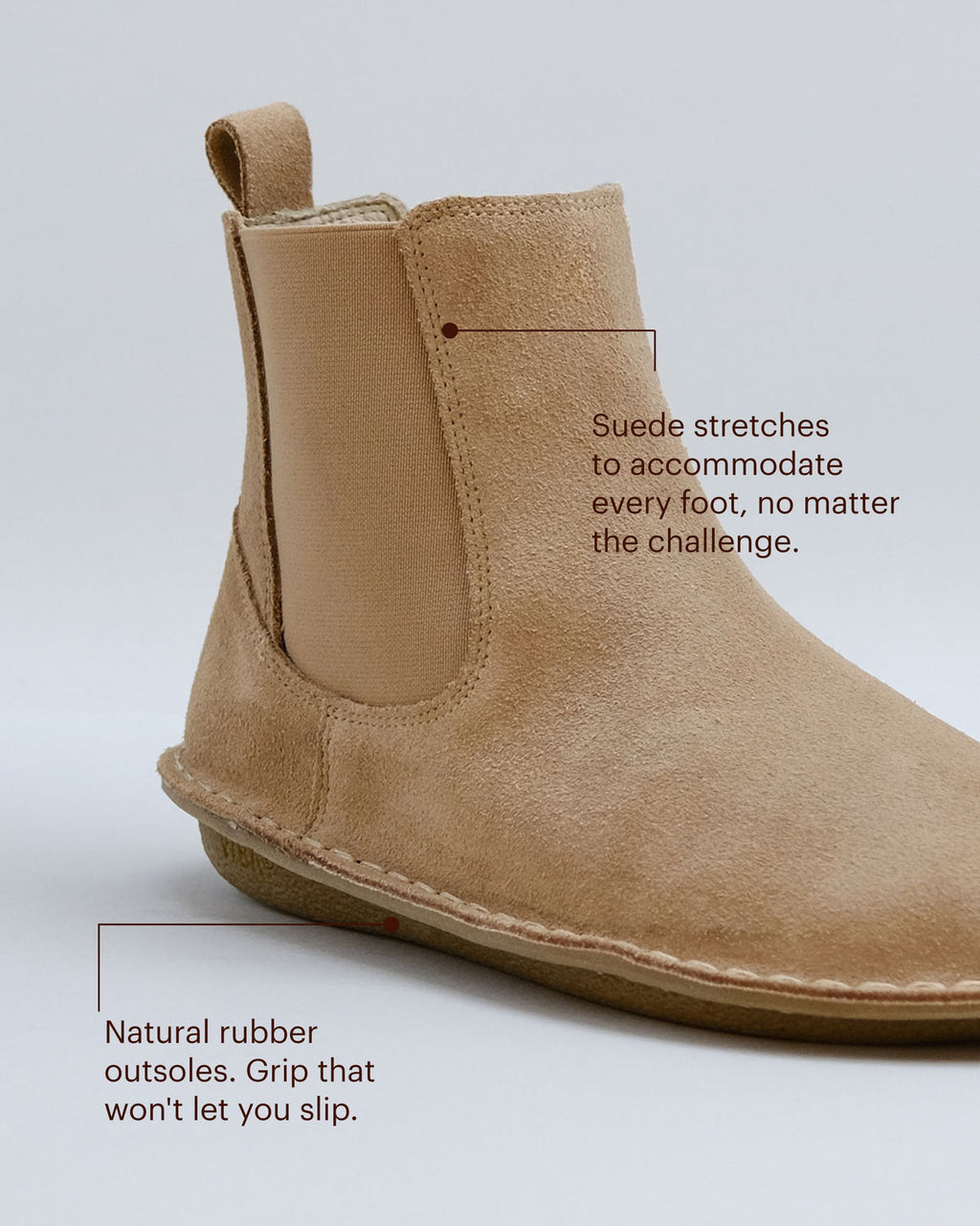 HELSINKI Bio Suede Desert Sand