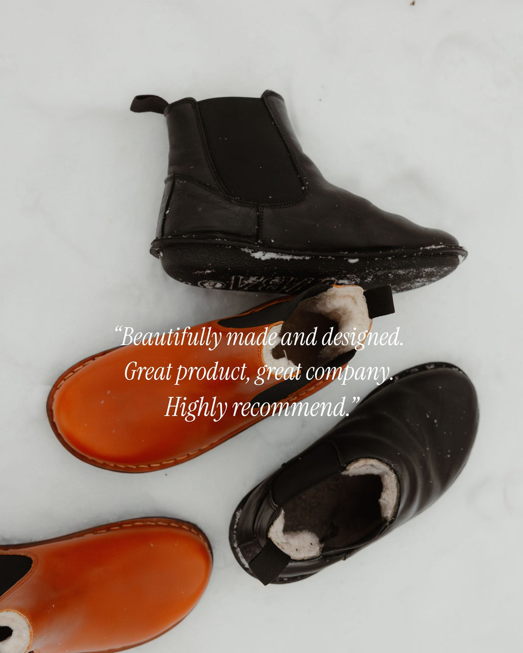 HELSINKI Leather Cognac Brown Shearling