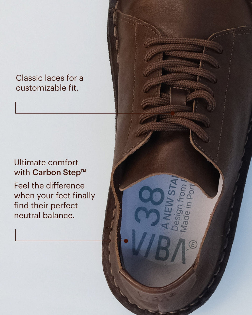 LISBOA Leather Cocoa Brown